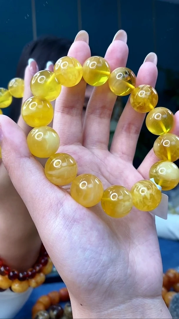 裸石琥珀未镶嵌12/15多样性发其一29