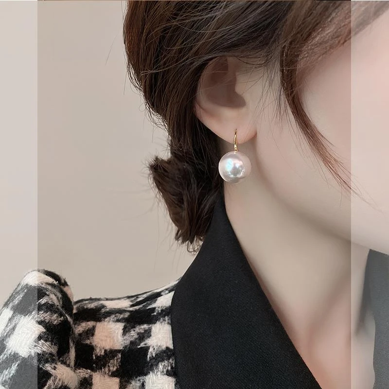 OLOIU 合金仿珍珠耳饰 珍珠耳环2025爆款女轻奢高级气质耳钉耳饰