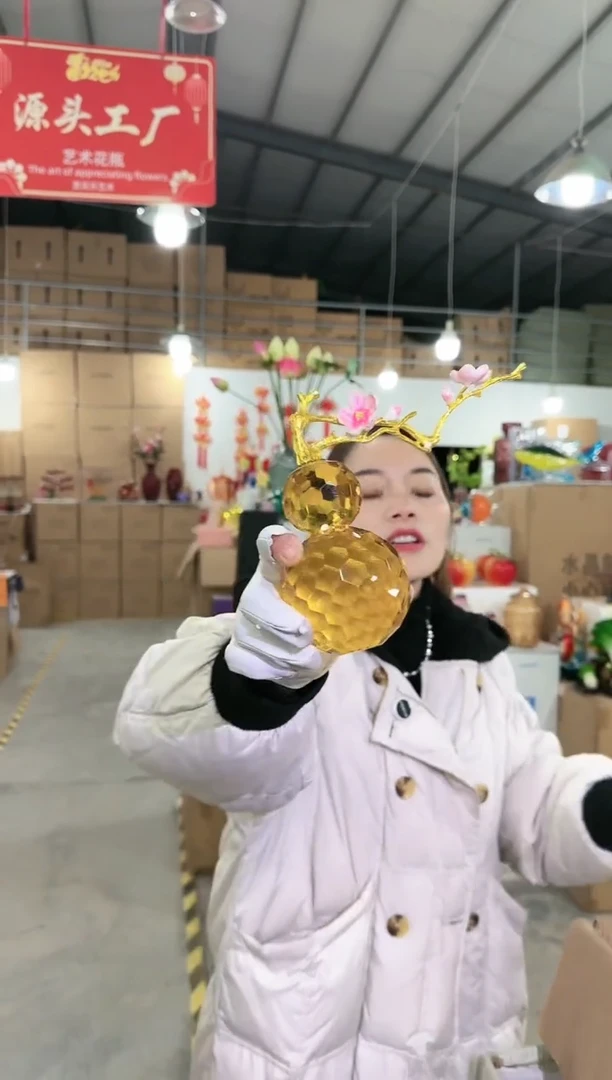 【闪购商品】无铅玻璃悠悠FP-花器-57早