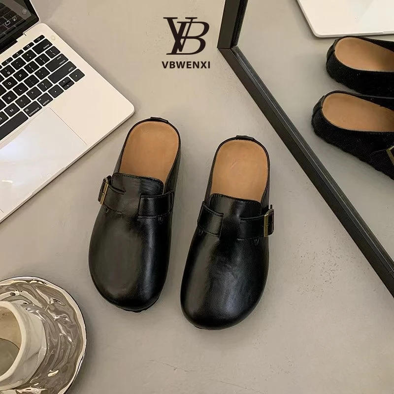 YG-11拖鞋外穿新款2025爆款高级感经典百搭网红包头半凉拖