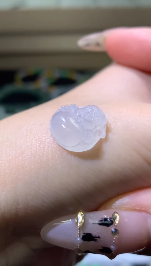 未镶嵌定制翡翠毛货   13.5-13.4-4.7