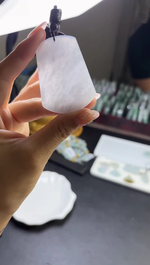 未镶嵌挂件翡翠发一件无事牌R703148