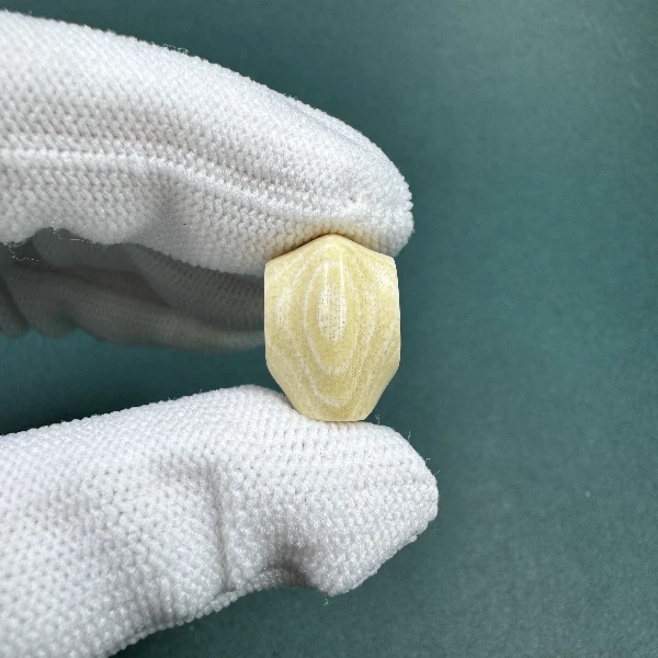 M1561天然猛犸牙玉龙6A三通 支持鉴定 假一罚四