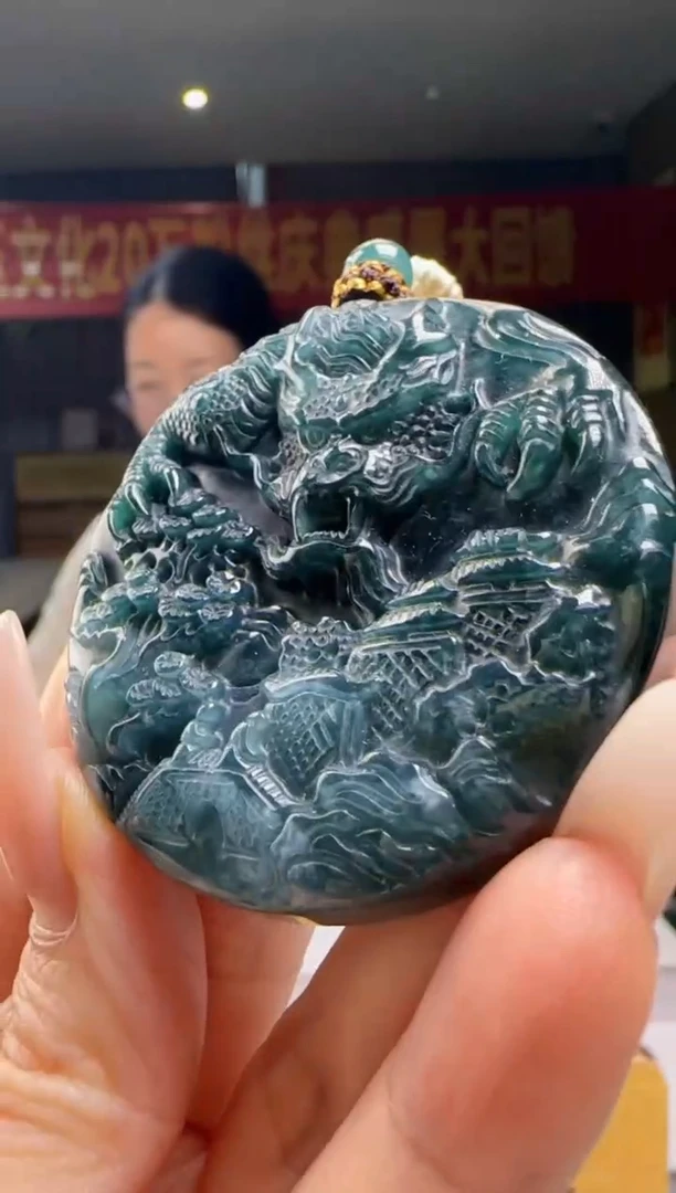 翡翠未镶嵌颈饰多样性发其一YJ@@98B1J00763