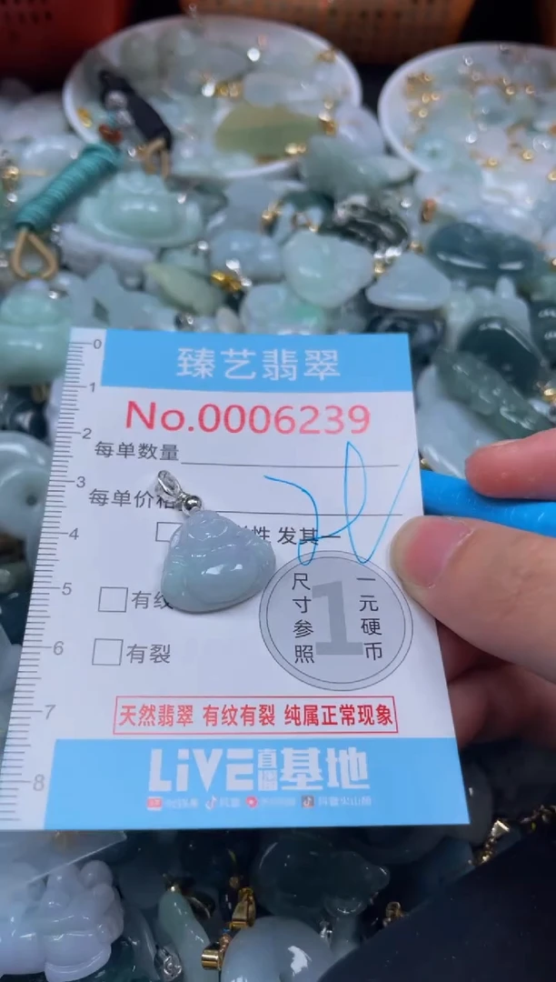 颈饰未镶嵌翡翠6239