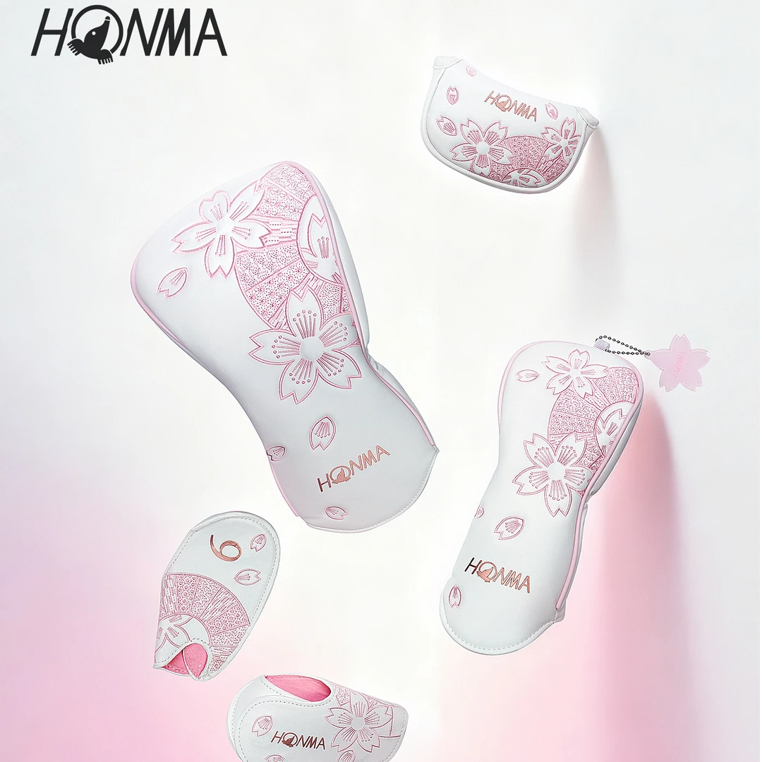 HONMA 樱之舞杆头套2025新款高尔夫球杆保护套木杆铁杆HC2503