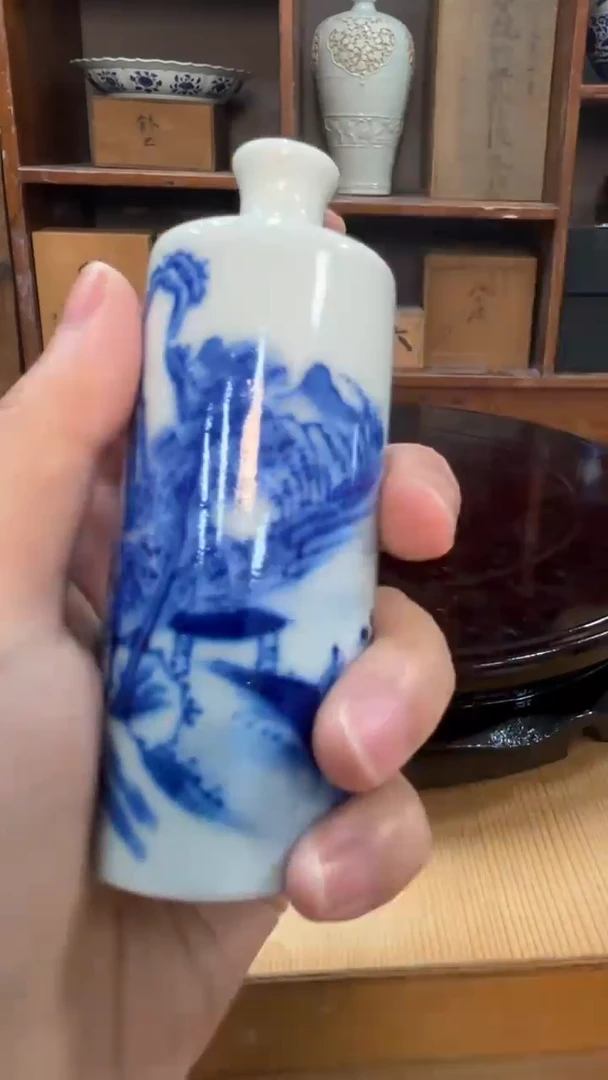 青花小摆件陶瓷青花瓷