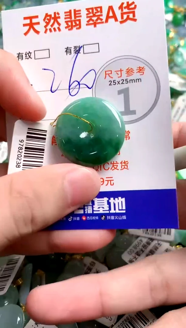 翡翠未镶嵌颈饰0298406425