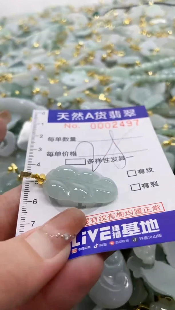 颈饰未镶嵌翡翠天然A货翡翠