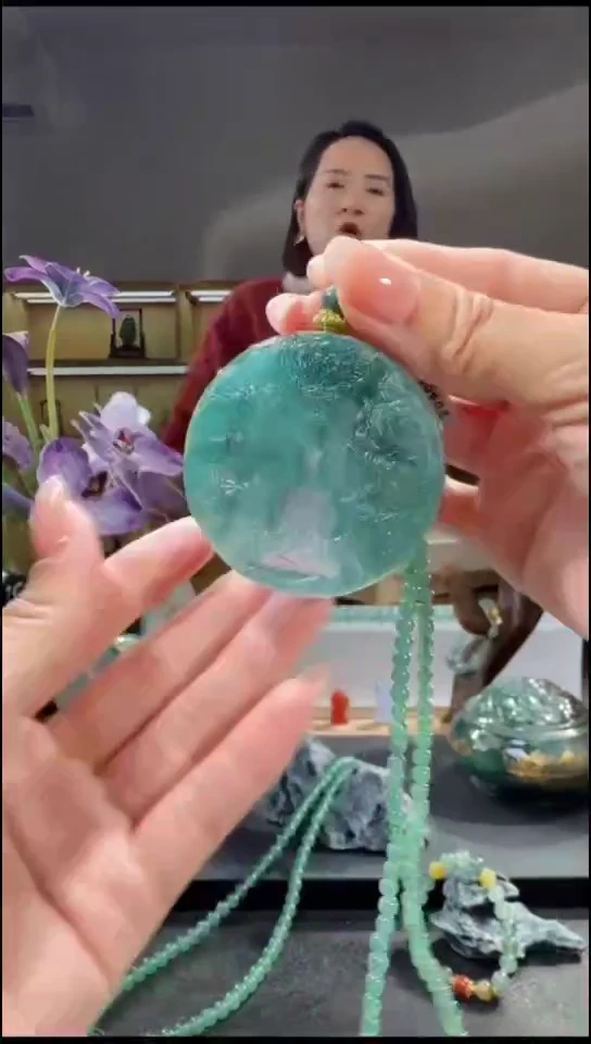 吊坠(不含链)未镶嵌翡翠龙牌（多样性发其一）
