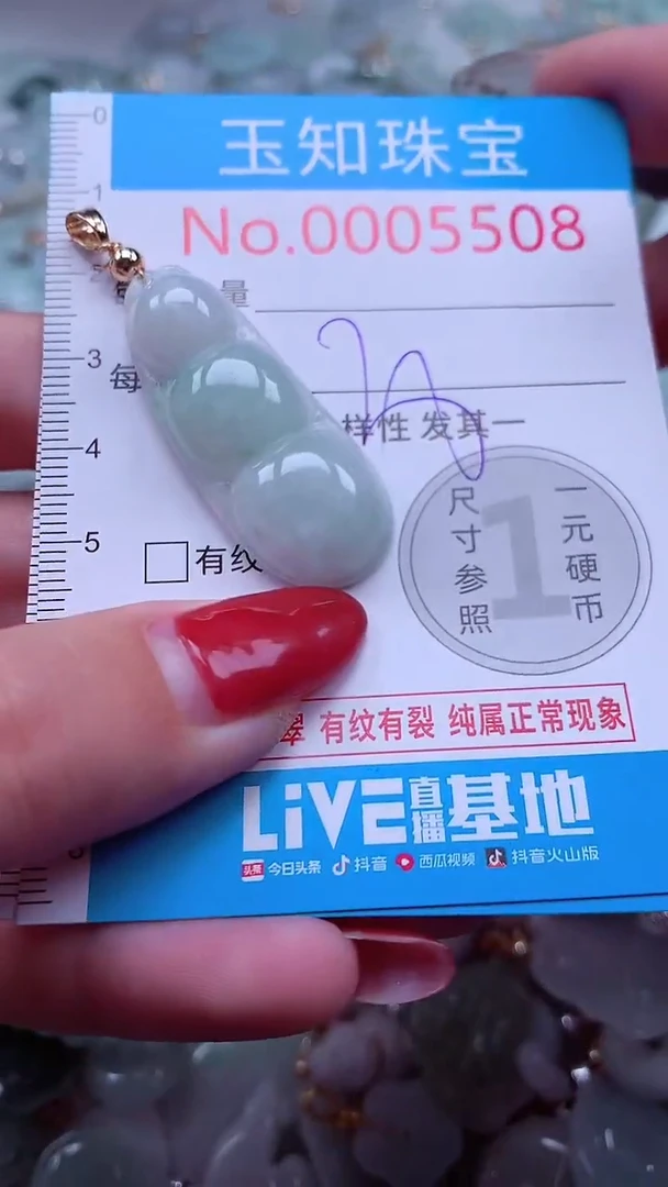 吊坠(不含链)未镶嵌翡翠5508