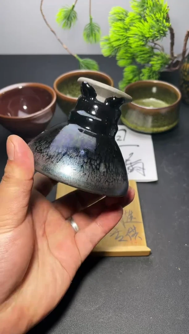 茶盏183  叶紫建盏