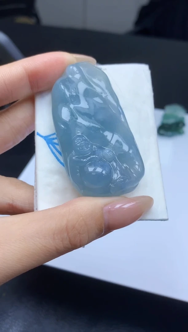 【闪购商品】定制翡翠未镶嵌888ee-毛货佛26