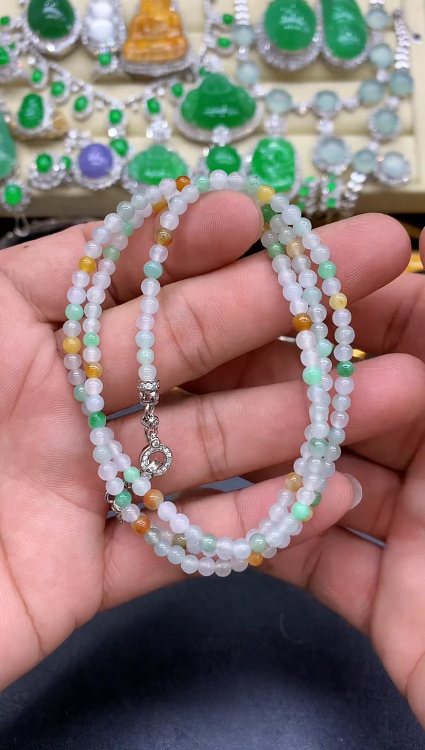 颈饰未镶嵌翡翠427-中国好珍宝