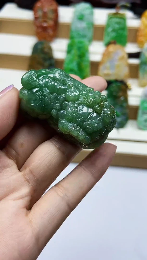 未镶嵌挂件翡翠翡翠A货