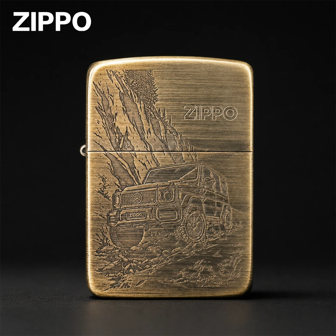 【七夕礼物】Zippo打火机奔驰大G官方正品防风送男友男士情人节