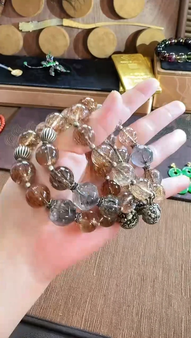 手串银S925镶嵌水晶手串 多样性发货 发一条