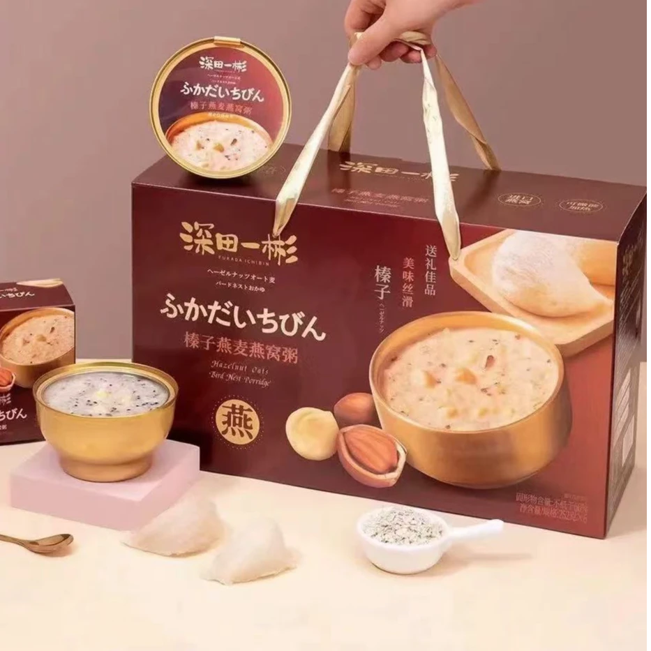 深田一彬 榛子燕麦燕窝粥（252g*6）*1箱