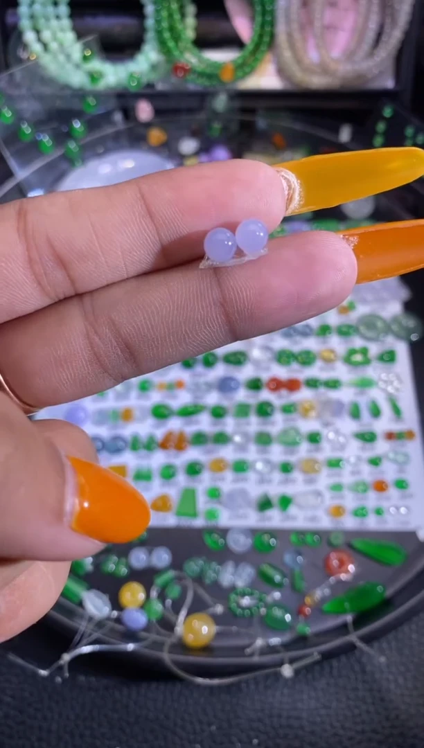 未镶嵌挂件翡翠珠子