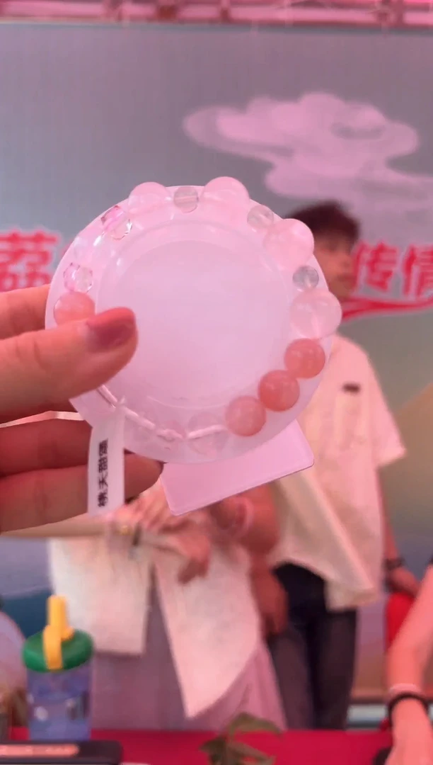 水晶手串未镶嵌桃夭甜颂diy手串