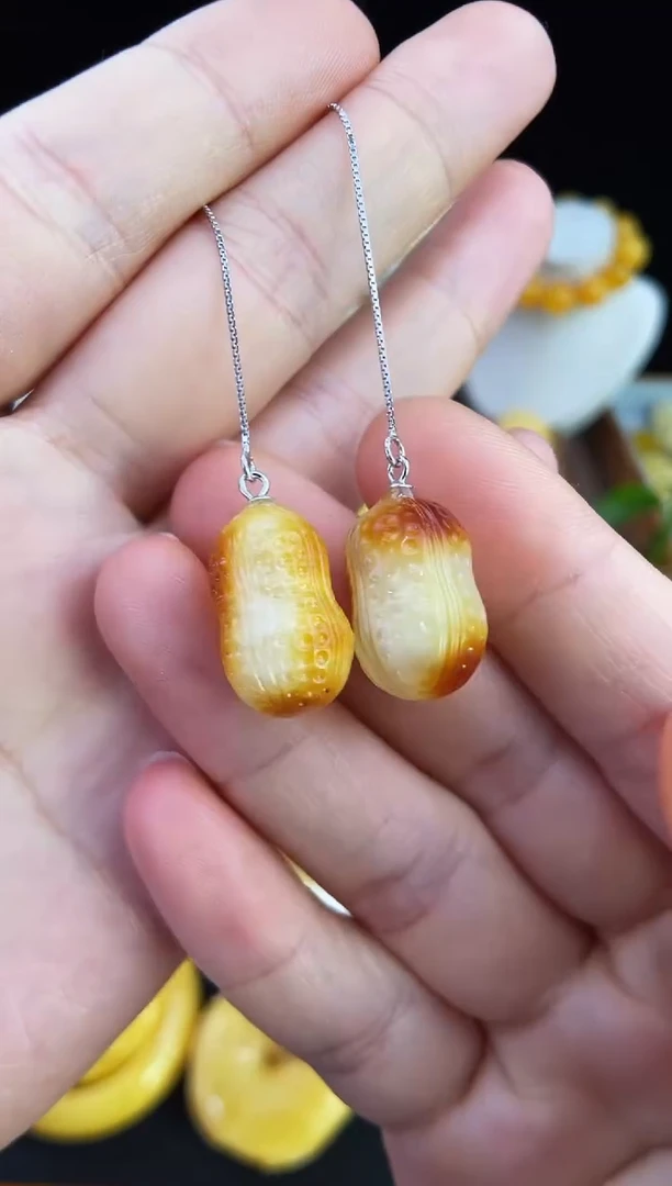 琥珀未镶嵌珠宝奇石柒月