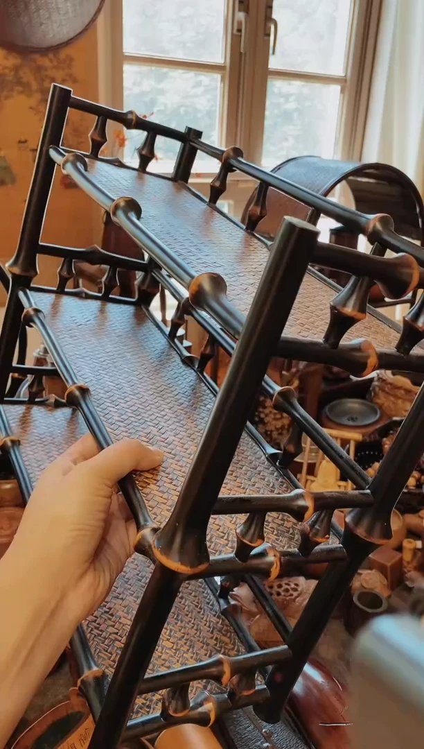 梦***处筇竹三层精品置物架