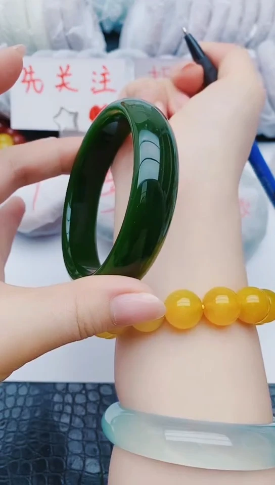 未镶嵌手镯石英质玉x98+64-63