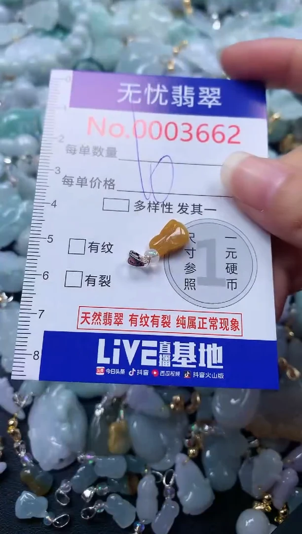 颈饰未镶嵌翡翠3662