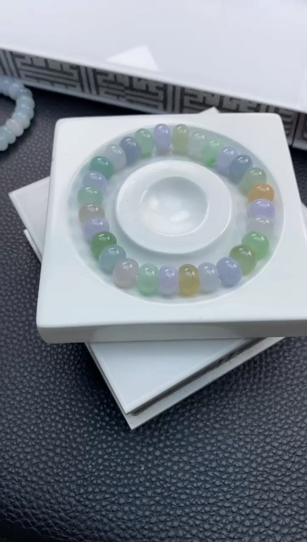 未镶嵌手串翡翠113天然A货翡翠手串