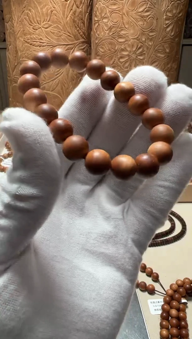 【闪购商品】檀香木手串/手链1.0单圈横纹黑肉尾档