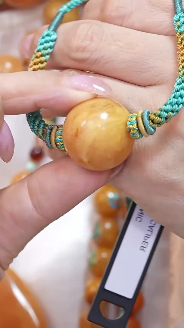 蜜蜡颈饰未镶嵌6304天然蜜蜡珠宝奇石云端妖孽全部保真