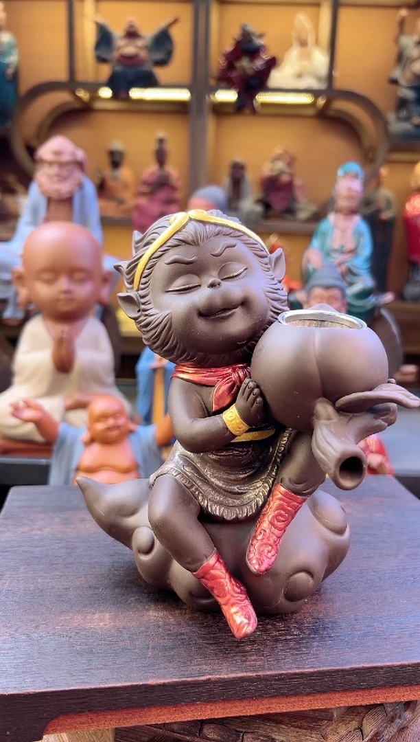 紫砂茶宠器闵茶宠摆件