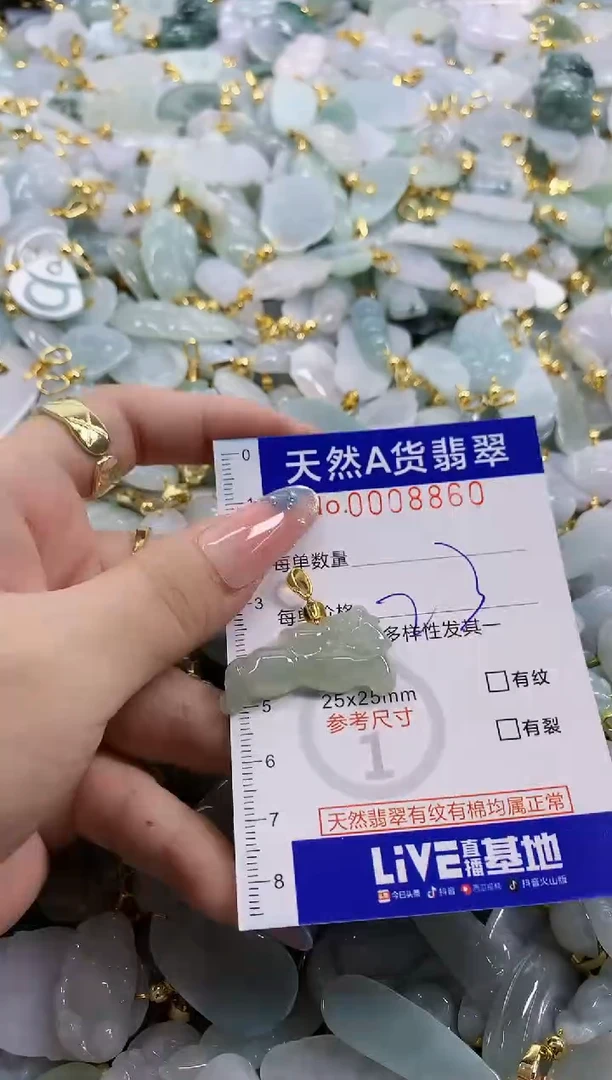 颈饰未镶嵌翡翠天然A货翡翠