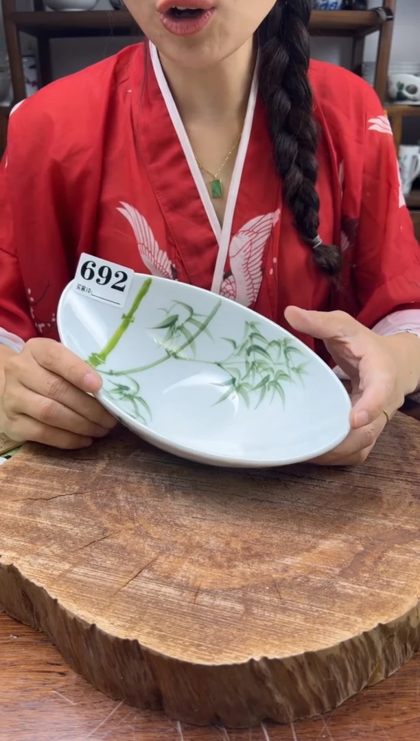 瓷片 手绘（元宝碗）692