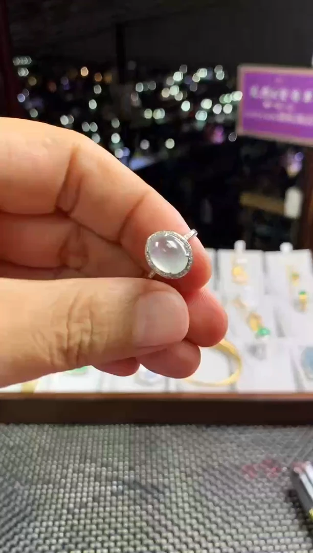 定制翡翠18K金镶嵌--553452