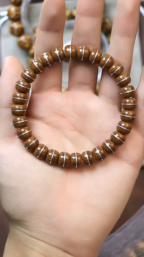 手串紫金鼠翘***袋紫金鼠一线天实心9.5MM