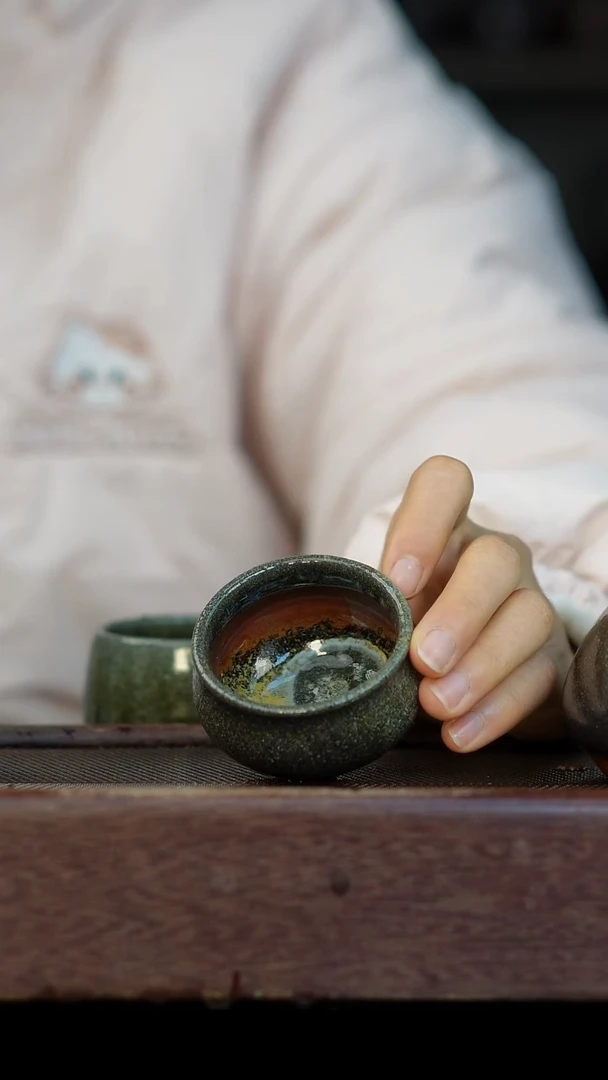 茶壶紫砂柴烧紫砂 紫泥杯50cc