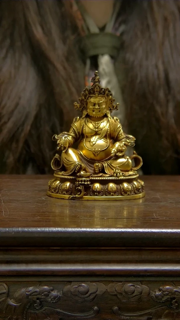 造像铜像铜造像收藏黄财神