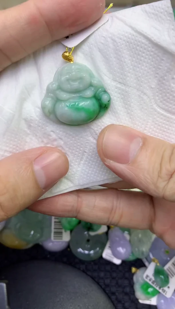 颈饰未镶嵌翡翠天然缅甸A货翡翠