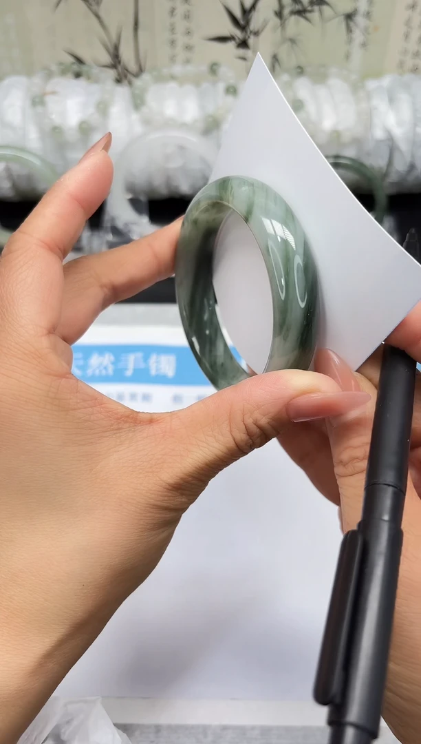 未镶嵌手镯石英质玉A32-55/56/57