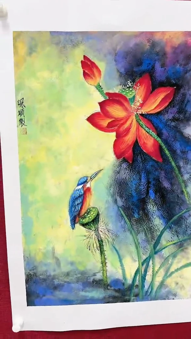 【闪购商品】绘画杨风顺绘画2.7平尺花鸟