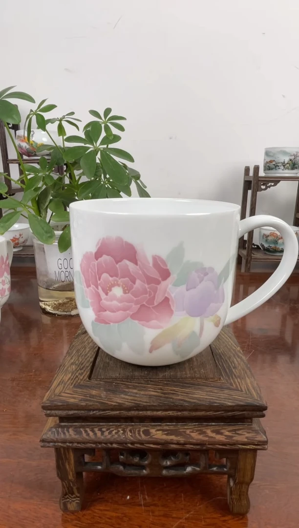 【闪购商品】1醴陵釉下彩高温手绘瓷器 微瑕
