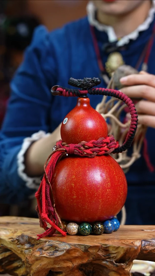 【闪购商品】96—光岳葫天然大漆酒葫芦不含漆珠