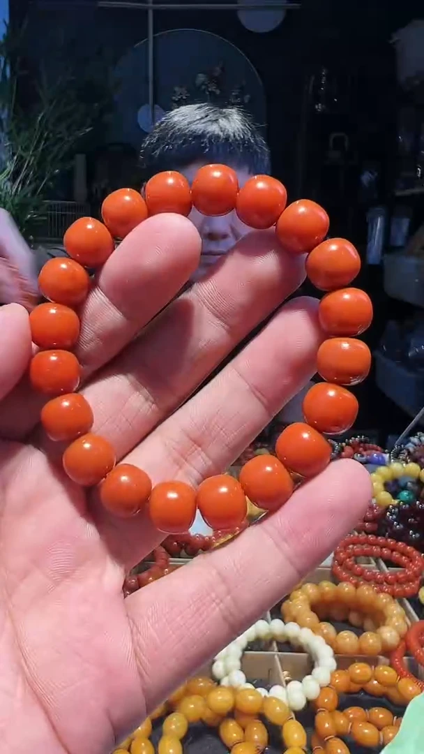 【闪购商品】南红玛瑙手链未镶嵌单圈