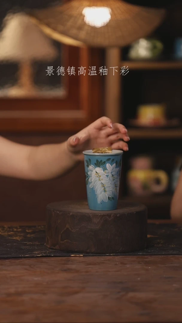 景德镇高温釉下手绘陶瓷389