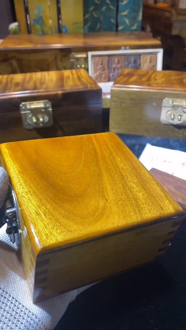 金丝楠木制品大方盒167
