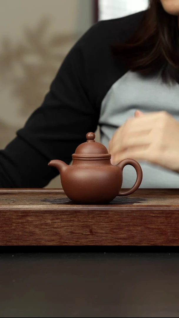 紫砂茶壶底槽清 小掇球