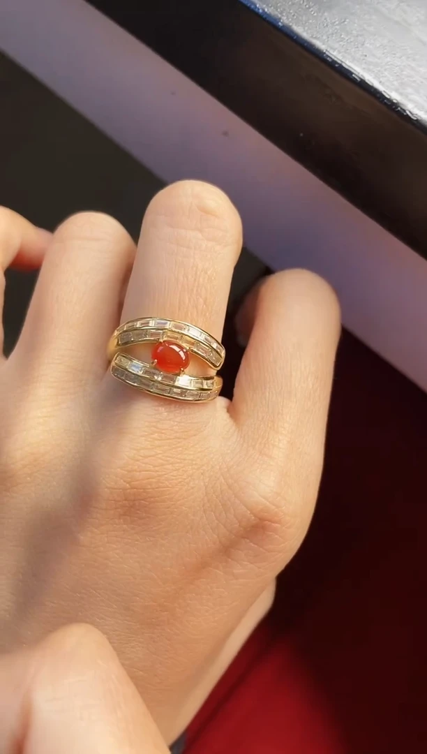 银S925镶嵌戒指翡翠12