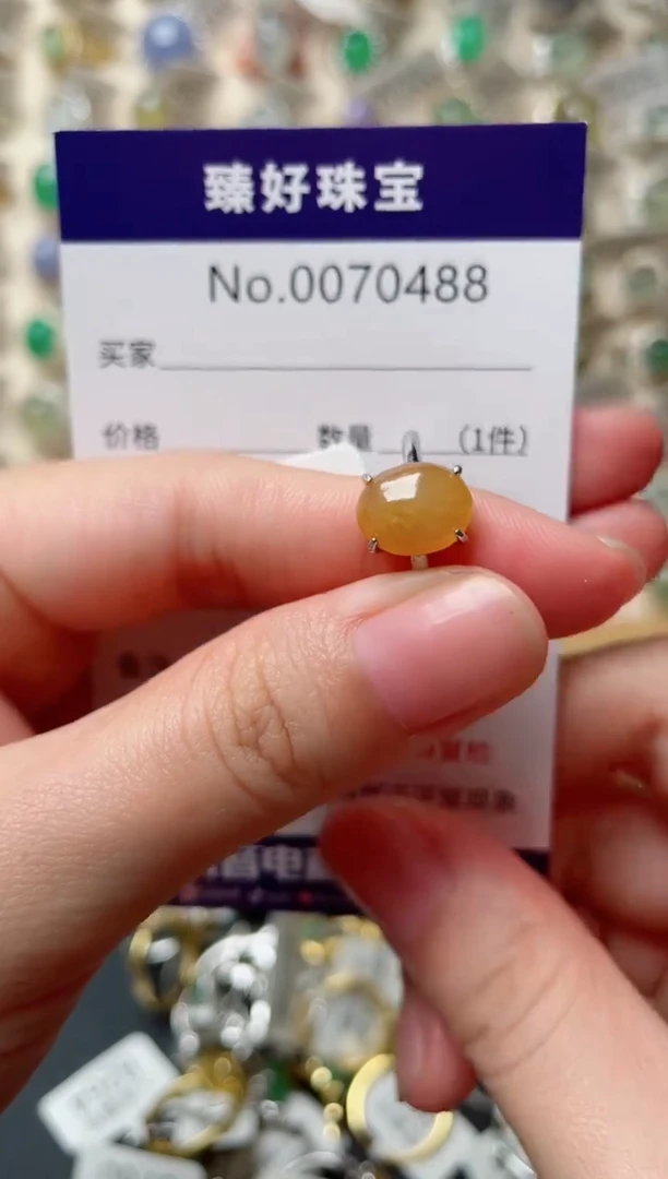 翡翠戒指银S925镶嵌.