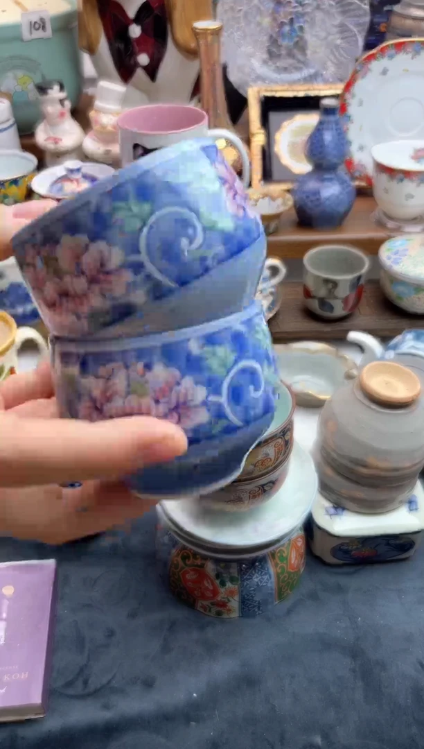 其他♥猫总严选瓷器♥五元两个小茶杯